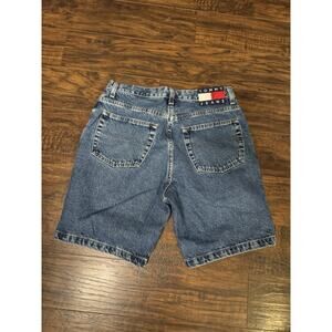 VTG Y2K Tommy Hilfiger Jeans Men's Blue Denim Loose Fit Skater Shorts Sz. 32